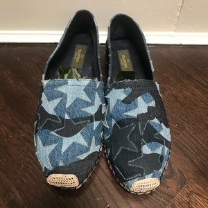 Brand new never worn Valentino denim espadrilles.